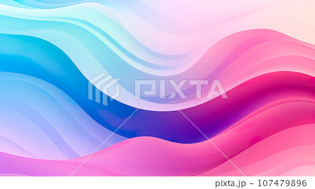 オーロラのようなグラデーションの背景「AI生成画像」 オーロラのようなグラデーションの背景「AI生成画像」 107479896