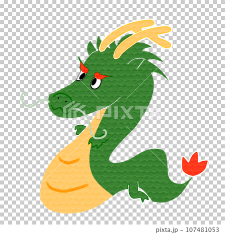 cute dragon hand drawn illustration cute dragon hand drawn illustration 107481053