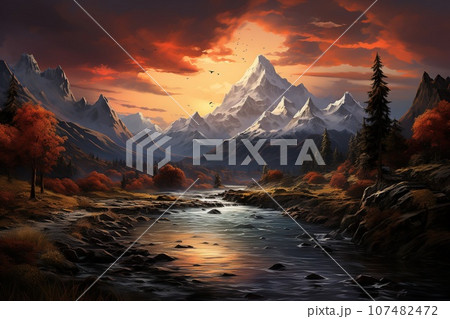 Abstract art create a unique and dynamic wallpaper Abstract art create a unique and dynamic wallpaper 107482472