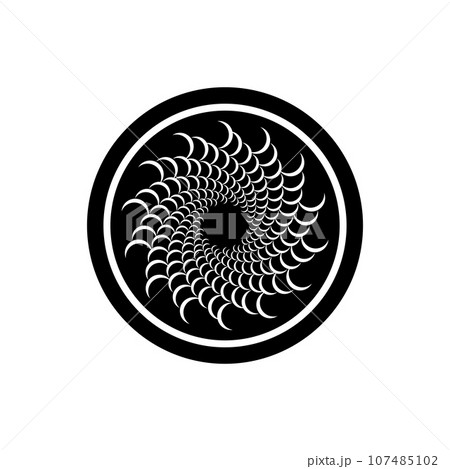 spiral icon vector spiral icon vector 107485102