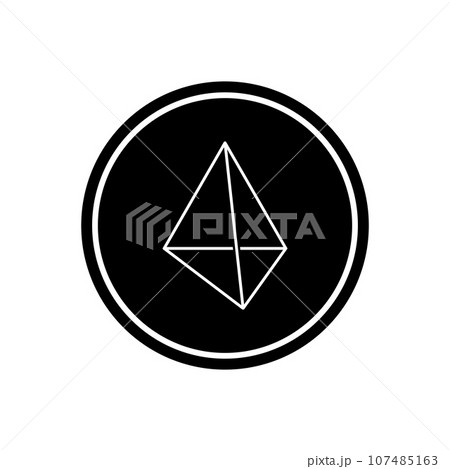 triangle 3d icon vector triangle 3d icon vector 107485163