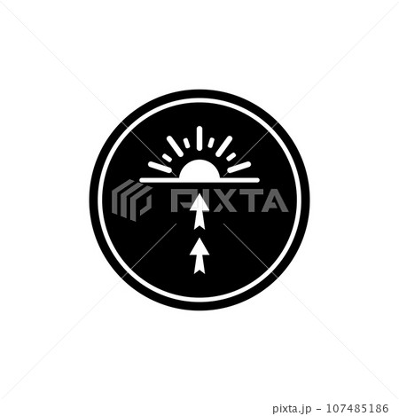 sunrise icon vector sunrise icon vector 107485186