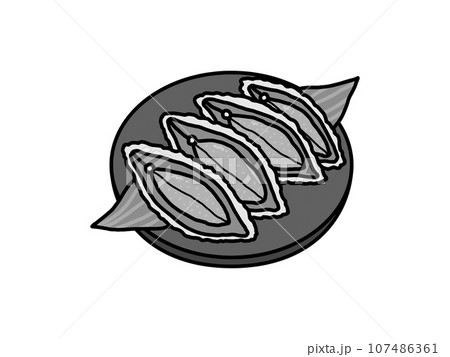 ふなずし・郷土料理・滋賀県・モノクロ 107486361