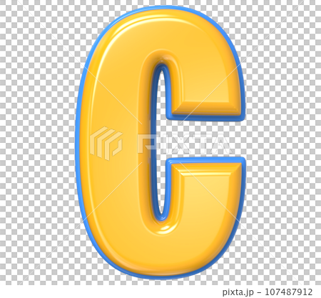 Font yellow number 3d render Font yellow number 3d render 107487912