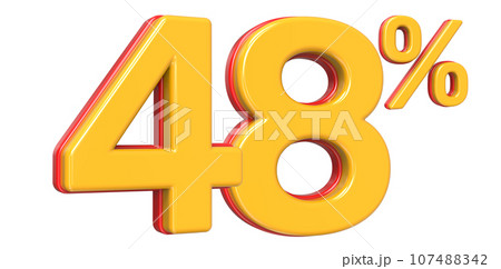 Font With Number 3D Render 107488342