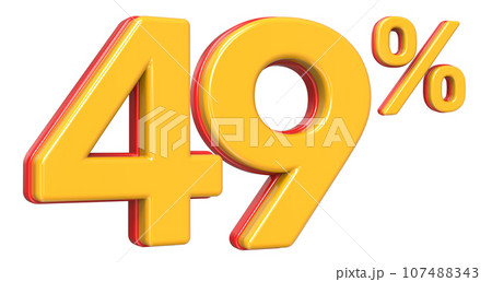Font With Number 3D Render Font With Number 3D Render 107488343