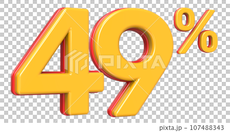 Font With Number 3D Render Font With Number 3D Render 107488343