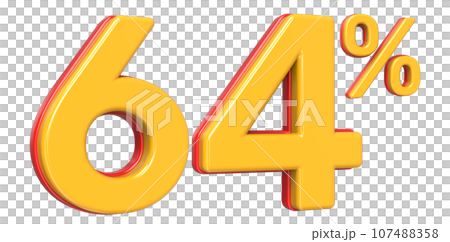 Font With Number 3D Render 107488358