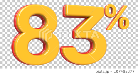 Font With Number 3D Render Font With Number 3D Render 107488377