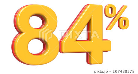 Font With Number 3D Render 107488378