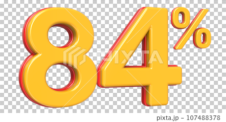 Font With Number 3D Render Font With Number 3D Render 107488378