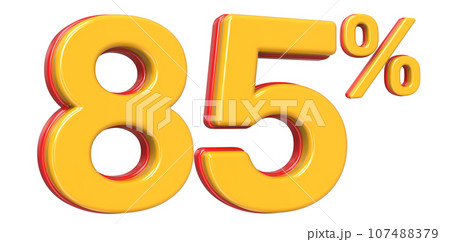 Font With Number 3D Render Font With Number 3D Render 107488379