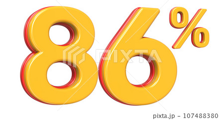 Font With Number 3D Render Font With Number 3D Render 107488380