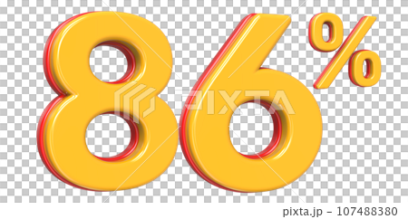 Font With Number 3D Render Font With Number 3D Render 107488380