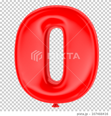 Font With Number Bell 3d Render 107488416