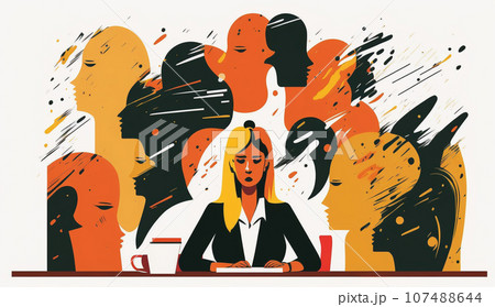 会社の人間関係の難しさ-孤立している女性社員