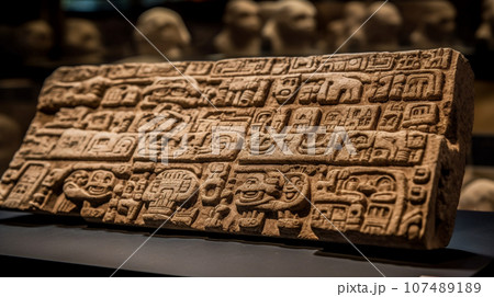 古代遺跡から出土した古文書粘土板（フェイク）