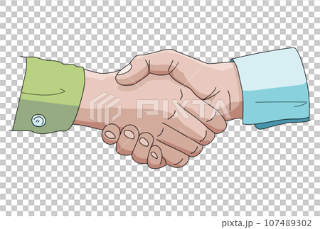 握手友誼承諾債券和平顏色 握手友誼承諾債券和平顏色 107489302