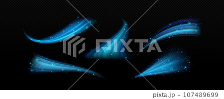 Wind and cold air flow with transparent effect. Wind and cold air flow with transparent effect. 107489699