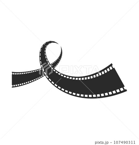 filmstrip logo icon filmstrip logo icon 107490311