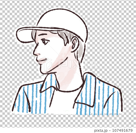 Illustration material of men 107491679