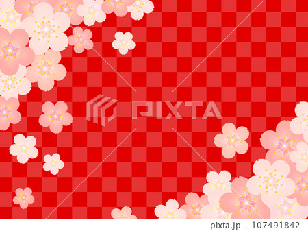 和柄の背景 107491842