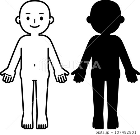 人物、人体のデフォルメイラスト 人物、人体のデフォルメイラスト 107492901