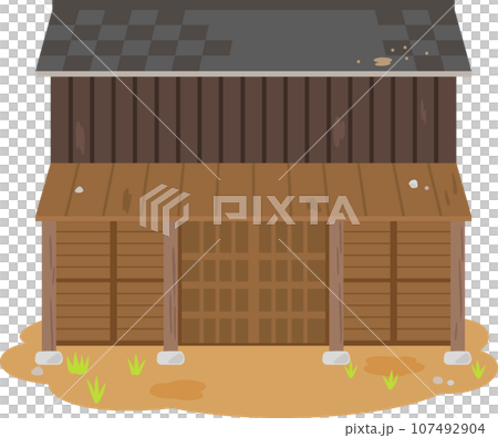 日本の古い納屋 日本の古い納屋 107492904