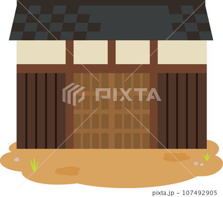 日本の納屋、物置小屋 107492905