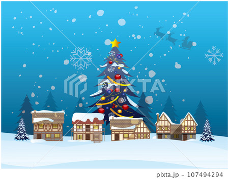 クリスマス背景 クリスマス背景 107494294