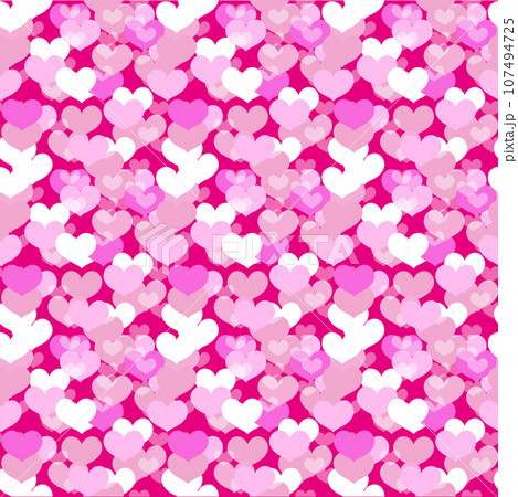 Romantic vector abstract geometric background with hearts 107494725