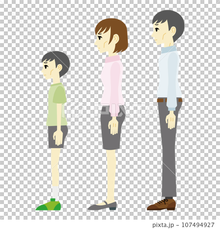 Illustration of a person who is too thin Illustration of a person who is too thin 107494927