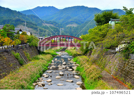 吉城橋/荒城川より霞橋方面を望む(岐阜県飛騨市)【2023.9】 吉城橋/荒城川より霞橋方面を望む(岐阜県飛騨市)【2023.9】 107496521