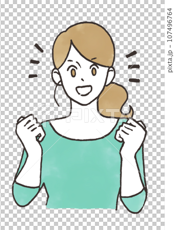 一個有動力的女人的插圖 一個有動力的女人的插圖 107496764