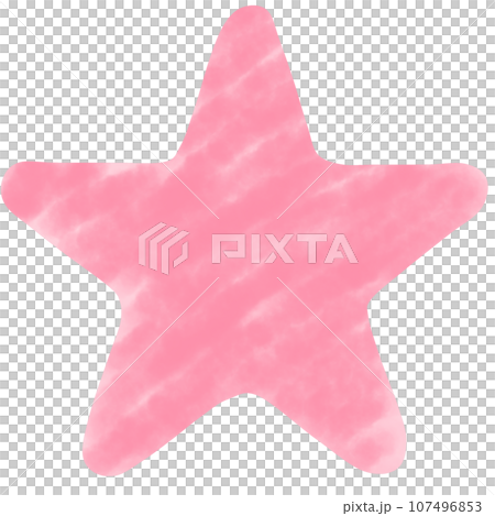 minimal pink starのイラスト素材 [107496853] - PIXTA