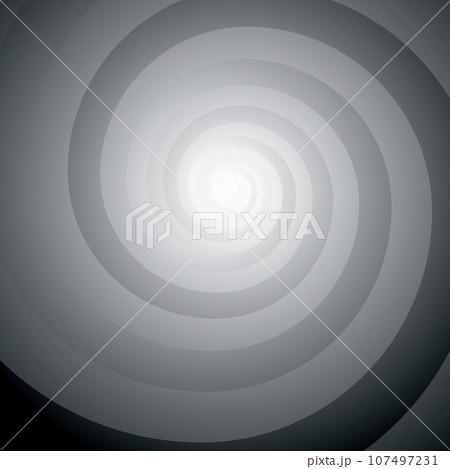 Artistic spiral shape. Vector drawing 107497231