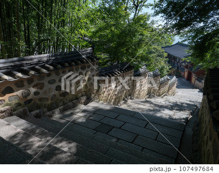 韓国・釜山 梵魚寺の境内 韓国・釜山 梵魚寺の境内 107497684