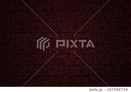 Red binary code background Red binary code background 107498739