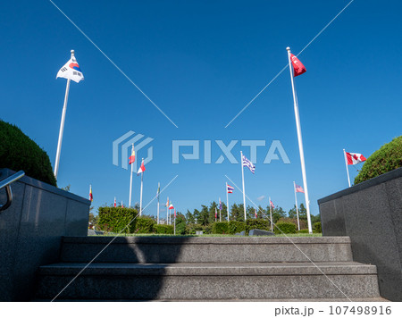 韓国・釜山 在韓国連記念公園 United Nations Memorial Cemetery 韓国・釜山 在韓国連記念公園 United Nations Memorial Cemetery 107498916