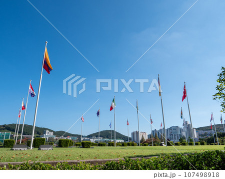 韓国・釜山　在韓国連記念公園　United Nations Memorial Cemetery 107498918