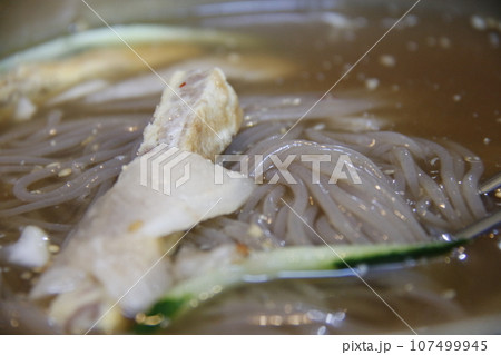 noodles with meat in soup noodles with meat in soup 107499945