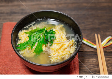 ふわふわ卵のかきたま汁 107500008