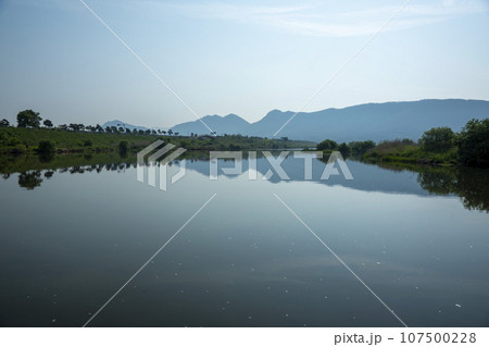 Bicycle path along the Seomjingang River Bicycle path along the Seomjingang River 107500228