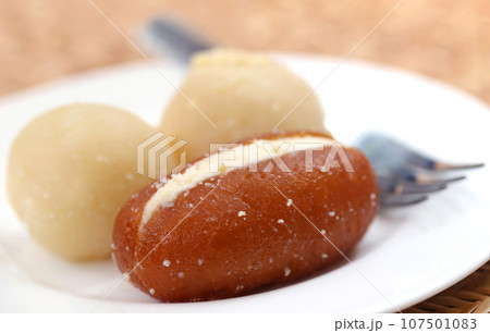 Popular Bangladeshi sweetmeats 107501083