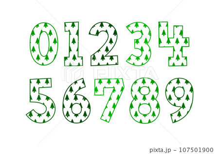 Versatile Collection of Christmas Tree Numbers for Various Uses Versatile Collection of Christmas Tree Numbers for Various Uses 107501900