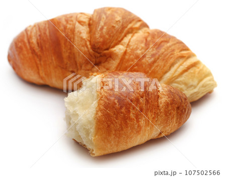 Closeup of tasty croissant Closeup of tasty croissant 107502566