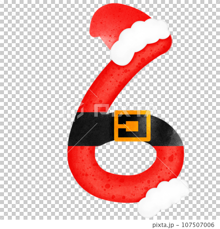 Alphabet santa claus  107507006