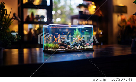 Aquarium in a home environment Aquarium in a home environment 107507343