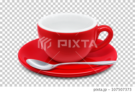 coffee cup drink illustration real 107507373