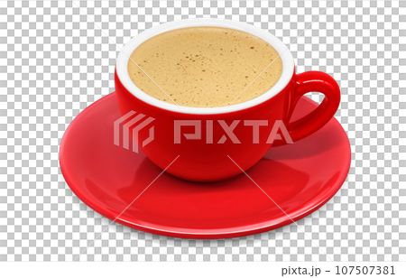 cafe au lait coffee drink illustration realistic cafe au lait coffee drink illustration realistic 107507381